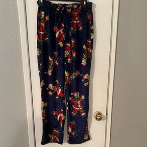 The Simpsons Cartoon Print Pajama Pants